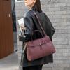 Top Layer Cowhide Crossbody Single Shoulder Large Capacity Genuine Leather Tote for Work Commuter Women's Bag All-in-one Tote Bag