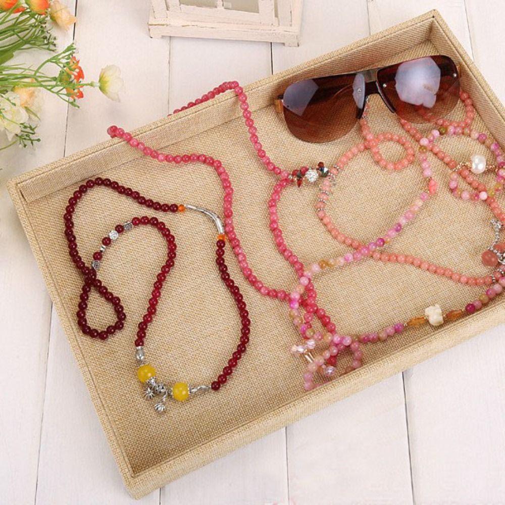 Necklaces Velvet Jewelry Tray Bracelets Jewelry Display Holder Jewelry Storage Box  Jewelry Seller