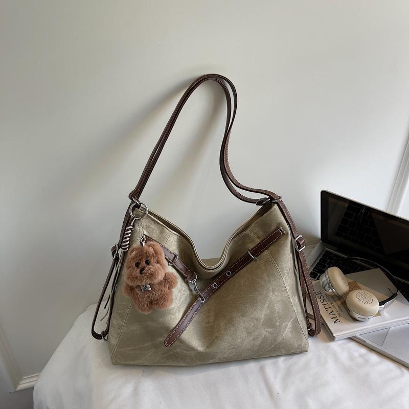 Bag Women's Large-capacity Autumn New Retro High-value Shoulder Bag Commuter Oblique Span Bag