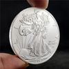 Statue of Liberty Coin American Eagle Ocean Gold and Silver Commemorative Coin Metallic Cubic Medallion Collectible Coin 2026