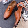 Fashion High Quality Handmade Oxford Casual Business Work Shoes Formal Men Shoes Fashion Dress Genuine Leather Lace Up Comfortable Shoe