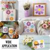 Large, Garden Sunflowers, Flowers, DIY, Hollow Out Painting Template, Made of PET Material, Easy To Clean, Artistic Decoration