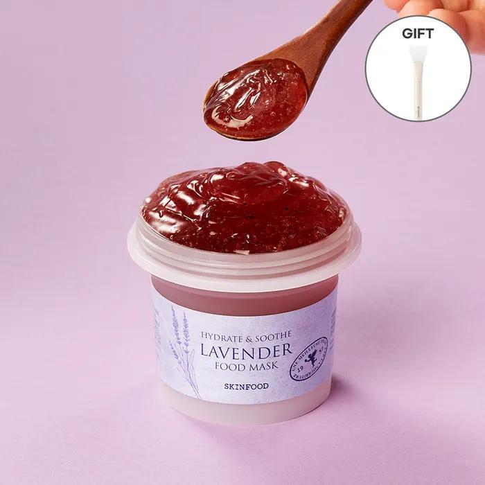 [Free Exclusive Brush Included] Lavender Food Mask 120g