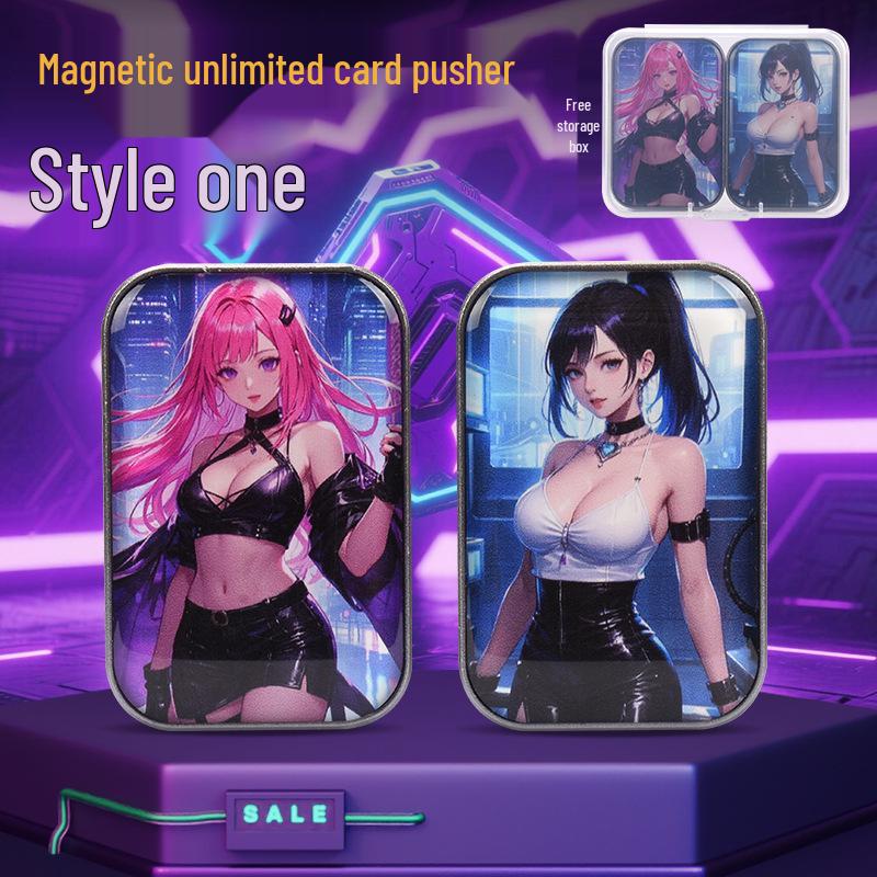 Aluminum EDC Push Card Fidget Toy