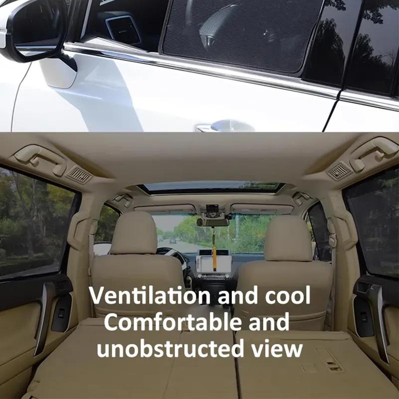 For XPeng G6  2024 2025 Car Magnetic Coverage Sunshade Anti-UV Mesh Sunshade Sunscreen Privacy Protection Auto Accessories