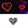 Car Dashboard Decor Neon Heart Light Solar/USB Rechargeable With 5 Lighting Modes Cute Decor For Car Interior Home Party Atmosphere Lamp