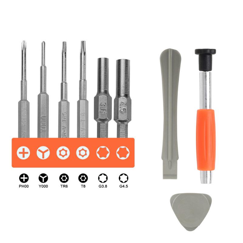 1Set Game Console Repair Screwdriver Set - Disassembly Opening Tool Kit Parts For GBA SP New 3DS XL NGC