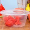 Disposable Round Plastic Food Container with Lid