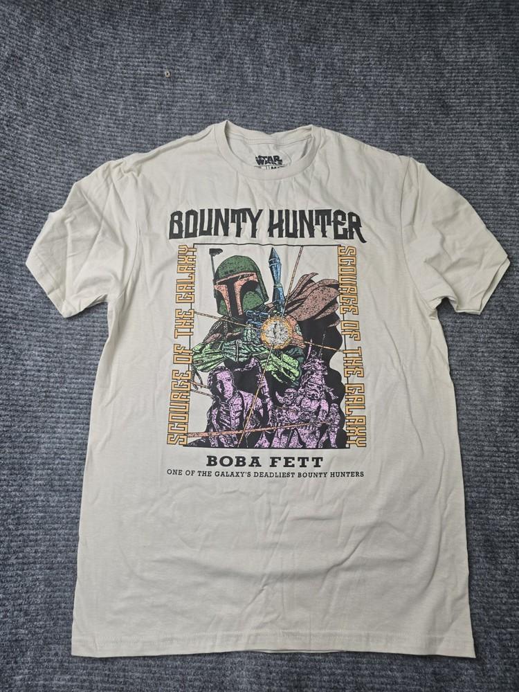 Звездные войны Боба Фетт Кино Ретро Графическая футболка Размер M Дарт Вейдер Унисекс Футболка M
