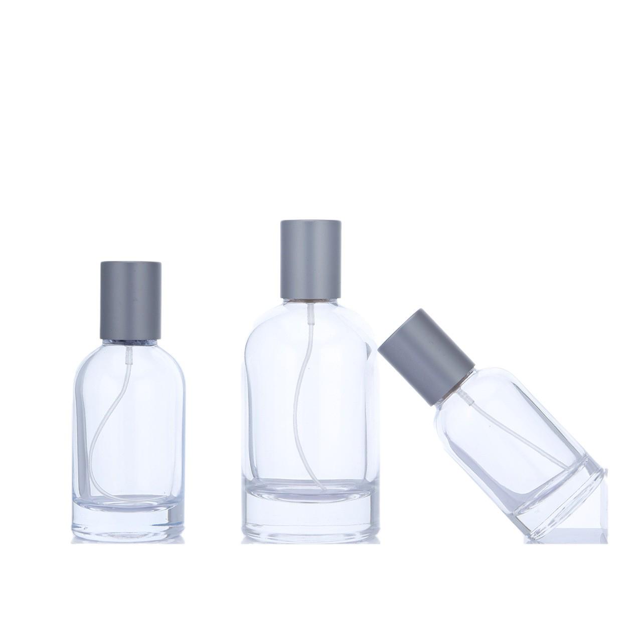 

Colored Glass Perfume Bottles with Ball and Screw Caps 30ml bare bottle clasp; glass