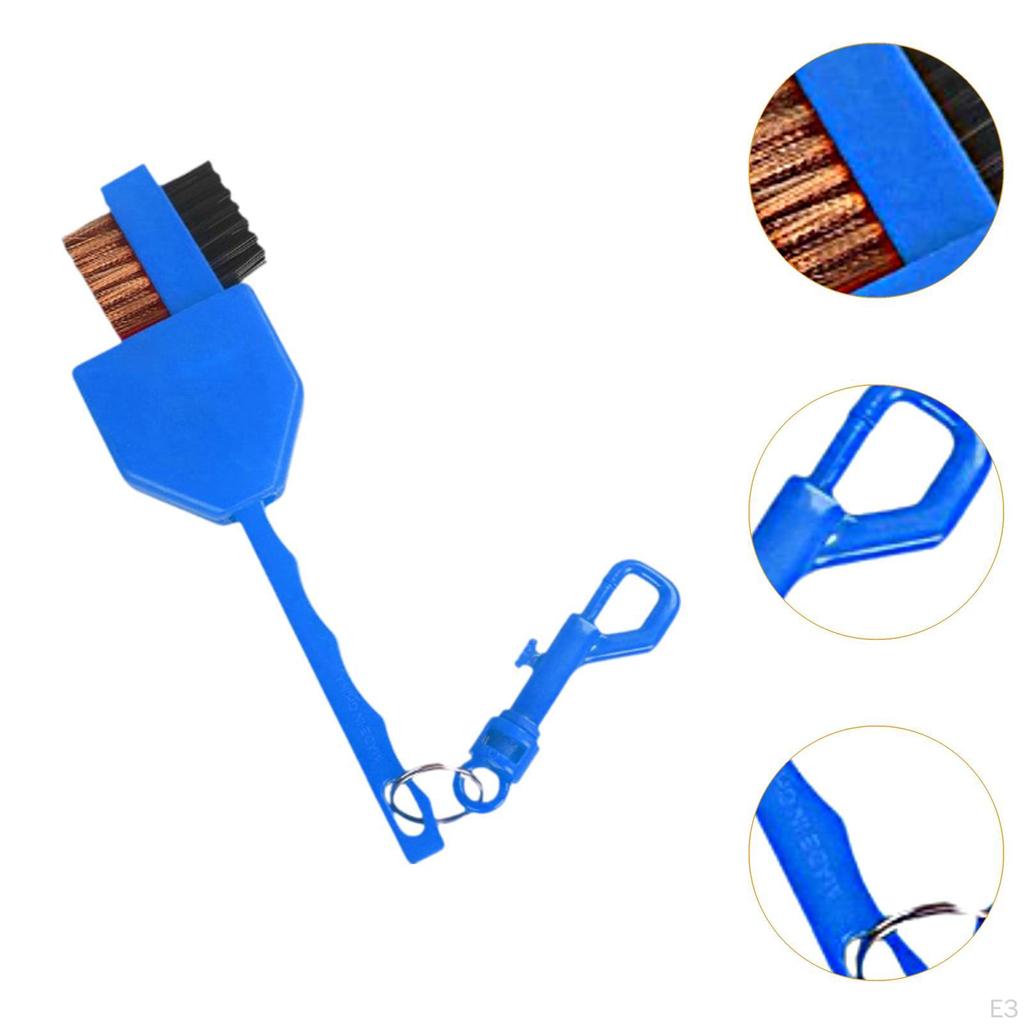 Szczotka do kijów golfowych Akcesoria Ergonomiczny uchwyt Wielofunkcyjny środek czyszczący Narzędzie do czyszczenia rowków