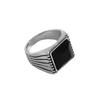 Trendy New Ring Korean Version Ins Style Men's Ring Design Sense Metal Ring Street Hip-Hop Style Ring