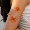 Floral Opening Arm Bracelet Adjustable Arm Ring Armlet Bangle  for Parties & Special Occasions