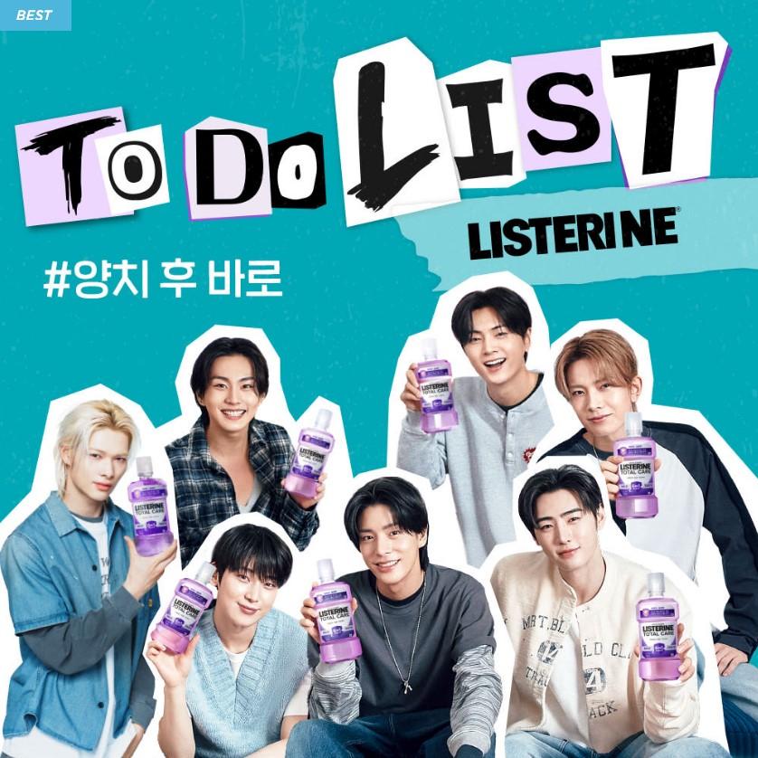 ENHYPEN Portachiavi Ufficiale X Listerine Collaborazione Casuale Edizione Limitata Corea