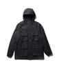 Snow Peak Double Weave Mountain Parka Outer Jacket for Men and Size L U.L. JK-26SU012 Women, BLACK,