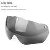 Gub K80 plus Mountain Bike Helmet Magnetic Transparent Lens Yellow Night Vision Gray Dazzling Goggles