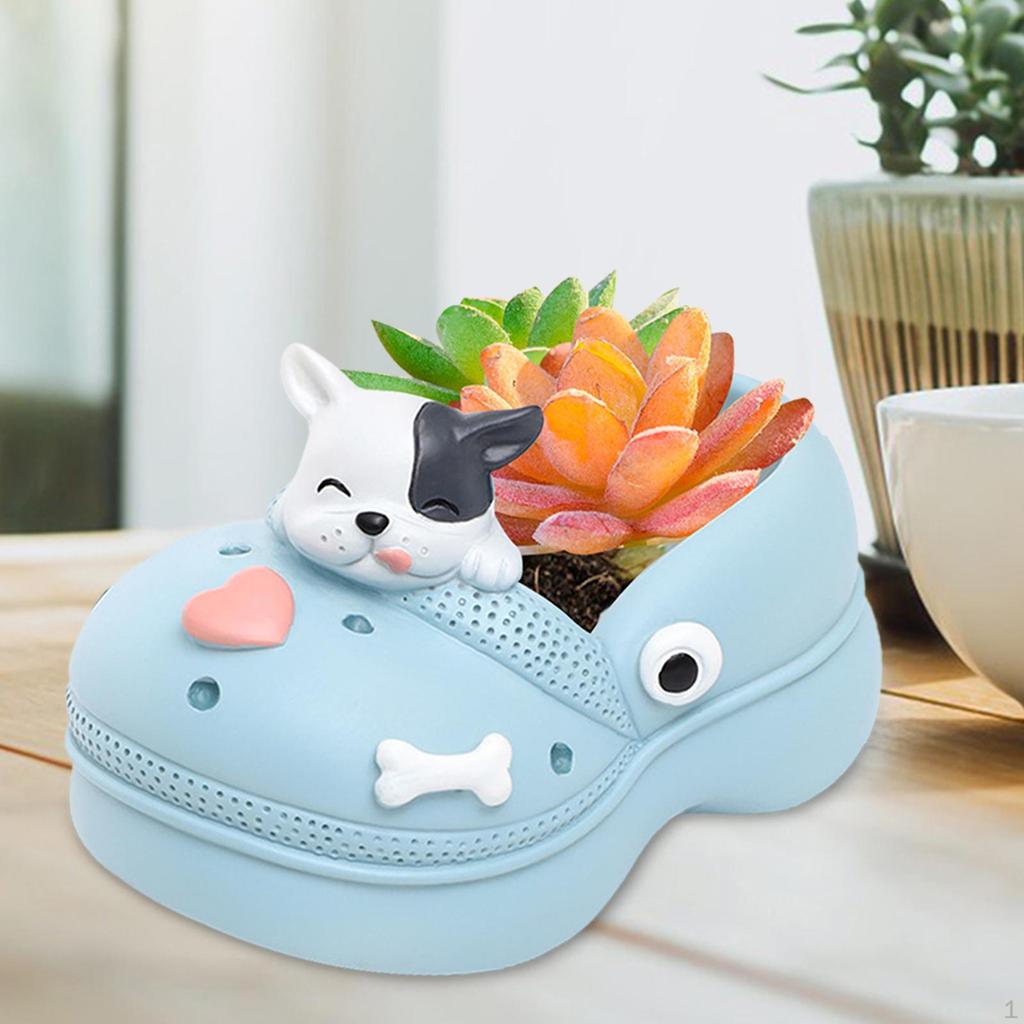 Cartoon Flower Pot Decorative Arrangement Ornament Vase Flowerpot Planter for Home Living