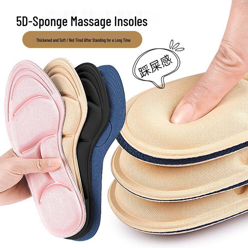 Women's Breathable Shock-Absorbing High Heel Massage Insoles