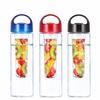 Plastic Fruit Infuser Juice Shaker Sports Lemon Water Bottle Tour Hiking Camping Drinkware Bottle