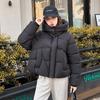 Women’s Short Hooded Windproof Thicken Warm Winter Bubble Jacket
