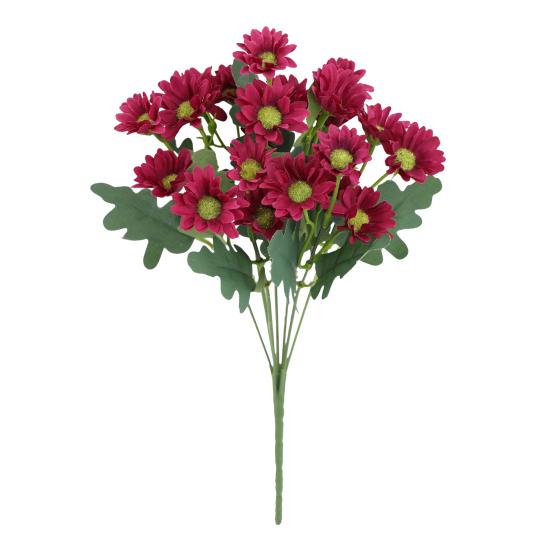 1/5/10Pcs Fall Artificial Flower UV Resistant Fake Plastic Flower Home Wedding Party Table Centerpiece Indoor Outdoor Faux Bloom Decoration