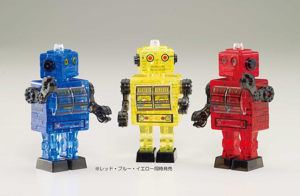 Crystal Puzzle Tin Robot Red 39-Piece