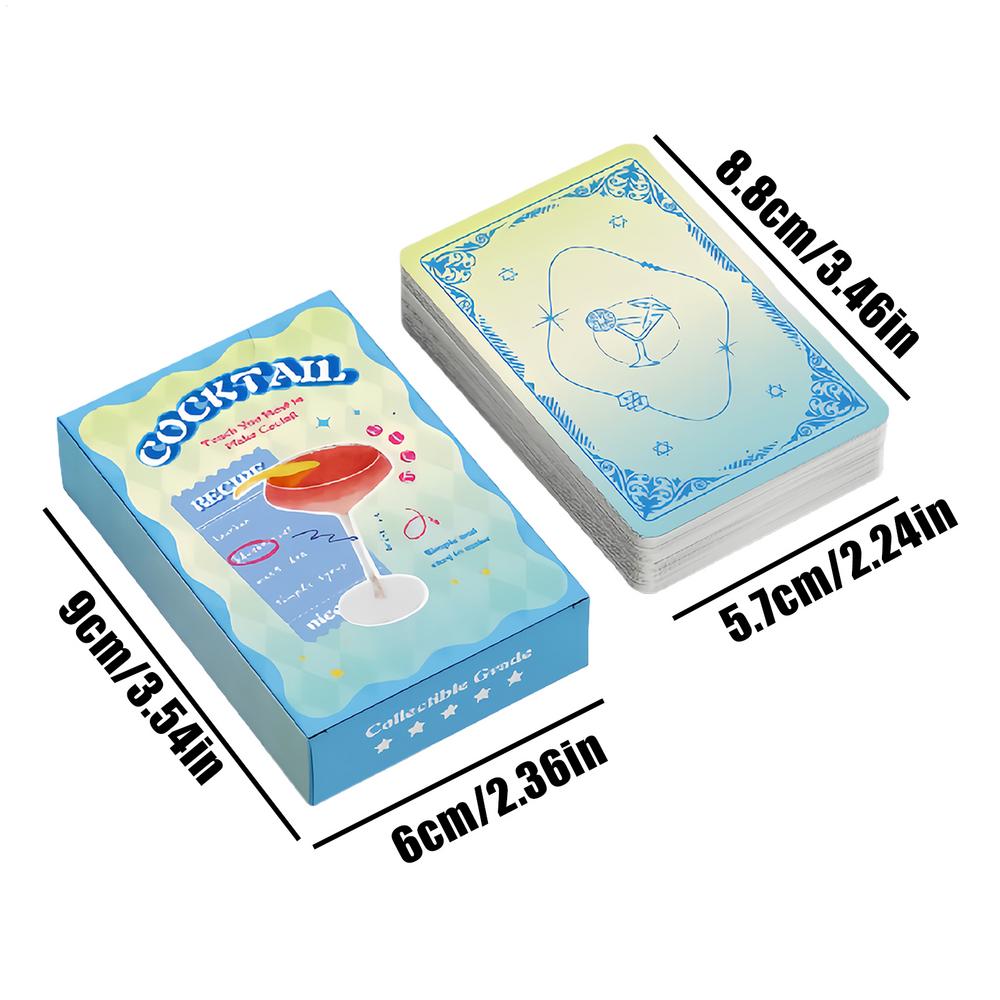 

Cocktail Themed Card Games Novelty Colorful Collectible Adult Party Card Games For Holiday Festival Activities Night Birthdays