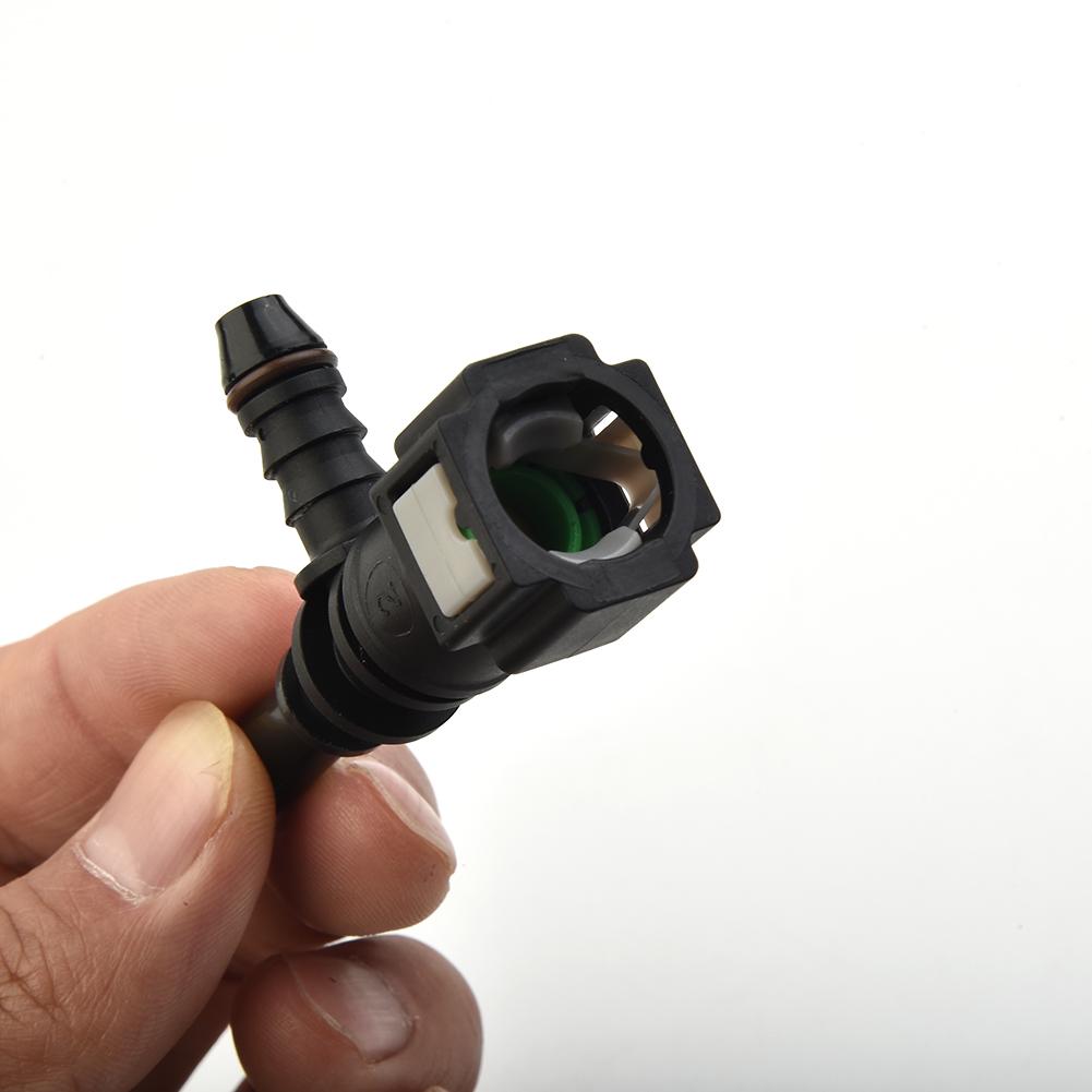 Car Fuel Line Hose Quick Release Connector 7.89mm ID6 Female Bundy Tee Fitting Auto Fuel Line Rubber Hose Coupler Accessories Fuel System 2