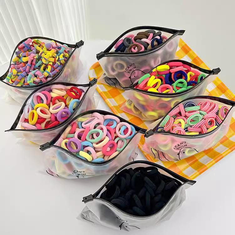 Non-Damaging Rubber Hair Bands for Women, Girls, and Infants – Soft, Small Hair Ties and Accessories