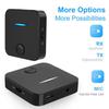 Bluetooth 5.0 Receiver Transmitter 3.5mm Aux Jack Stereo Handsfree Audio Music Wireless Adapter With Mic For Car PC TV Headphone