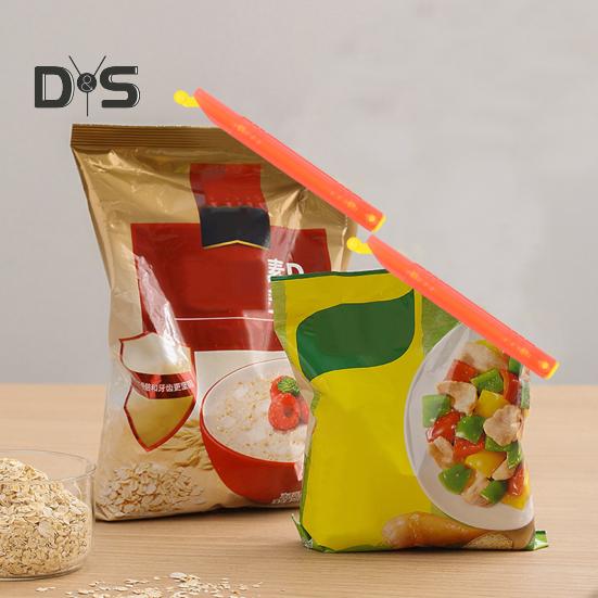 8Pcs Bag Sealer Stick Food Sealing Clamp Stay Freshness Plastic Closure Rods Eco-friendly Airtight Chip Clips Food Storage Sealers