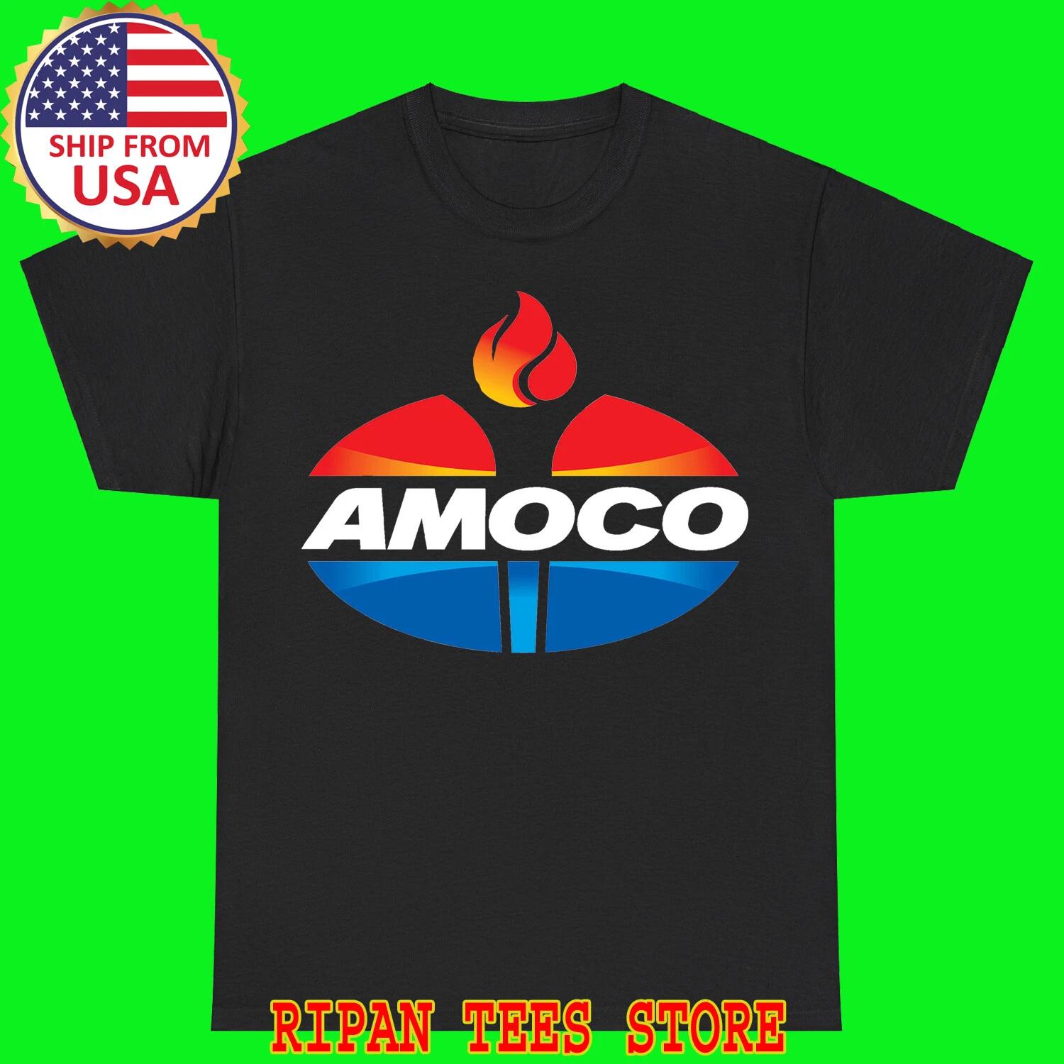 Amoco Oil Company Black Size S - 5XL S