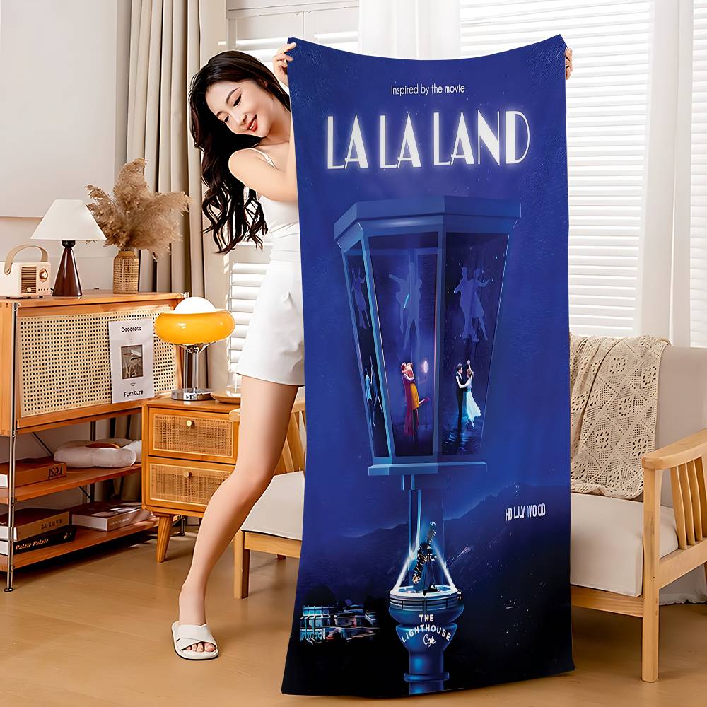La La Land Music Classic Movie Big Microfiber Beach Towels Quick Dry Towel Sand Beach Towels Pool for Travel Swim Pool Yoga