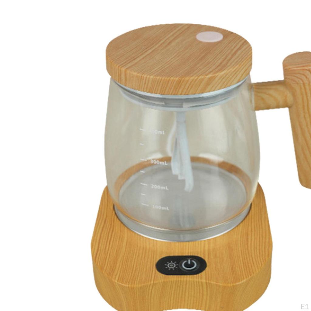 Auto Stirring Mug Drinks Stirrer Cup with Warmer Coaster 13.5oz High Speed Electric Mixer for
