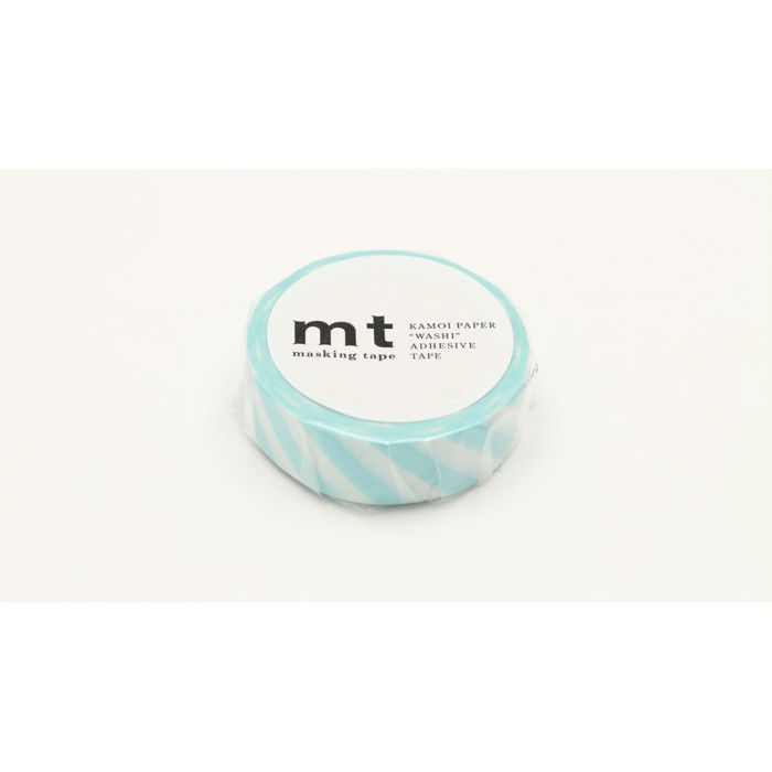 Masking Tape MT Stripes Aqua - Stripe Mint Blue