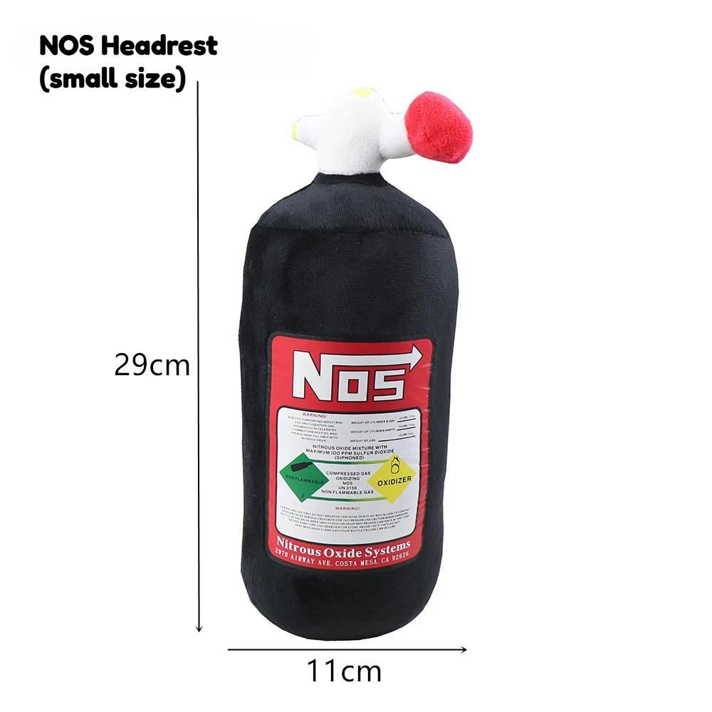29cm Nos Stikstof Fles Hoofdkussen Schommelkussen Creatieve Rugsteun Verbeterd Nekkussen Trend Persoonlijkheid Kussen Poppenspeelgoed