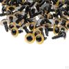 100 Pieces 8-14mm Safety Eyes With Washers For Teddy Bear Animal Dolls Making