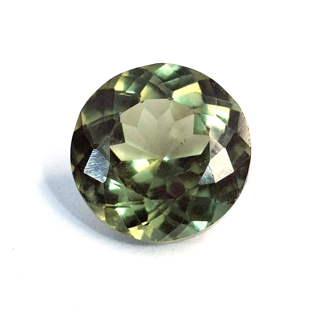 Natural Green Sapphire Round Cut 7-9 Ct Beautiful Certified Loose Gemstone
