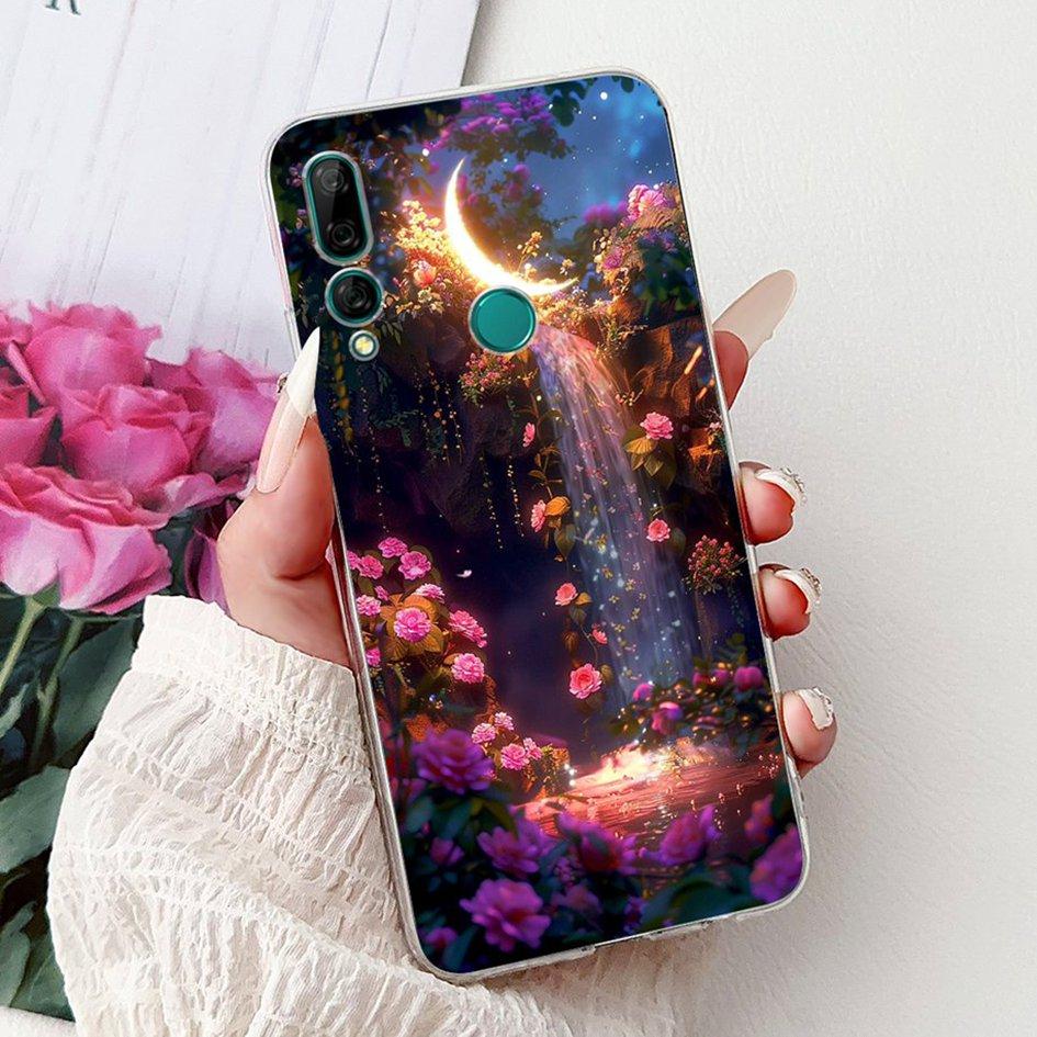 For Huawei Y9 2019 Case Y9 Prime 2019 Cover Cute Cartoon Lion Carp Soft Silicone Phone Covers For Huawei P Smart Z STK-LX1 Shell