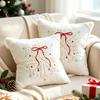Christmas Tree Pillow Covers, Xmas Decorative Cushion Cases, Holiday Sofa Throw Pillow Cases, 40x40 Cm, 2 Pack