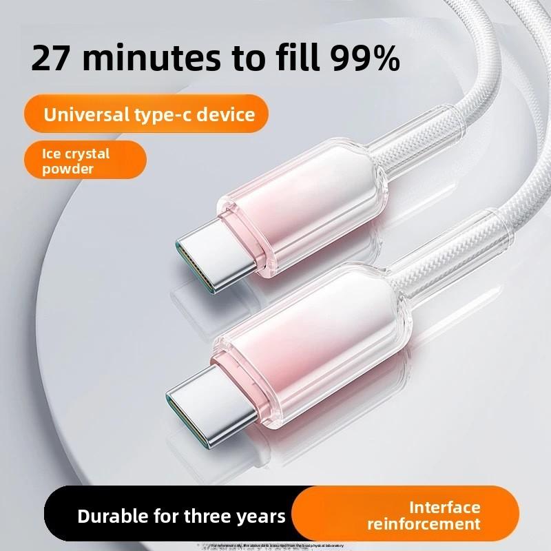 Universal 100w Fast Charging Braided Typec Cable For Huawei Xiaomi Apple Devices