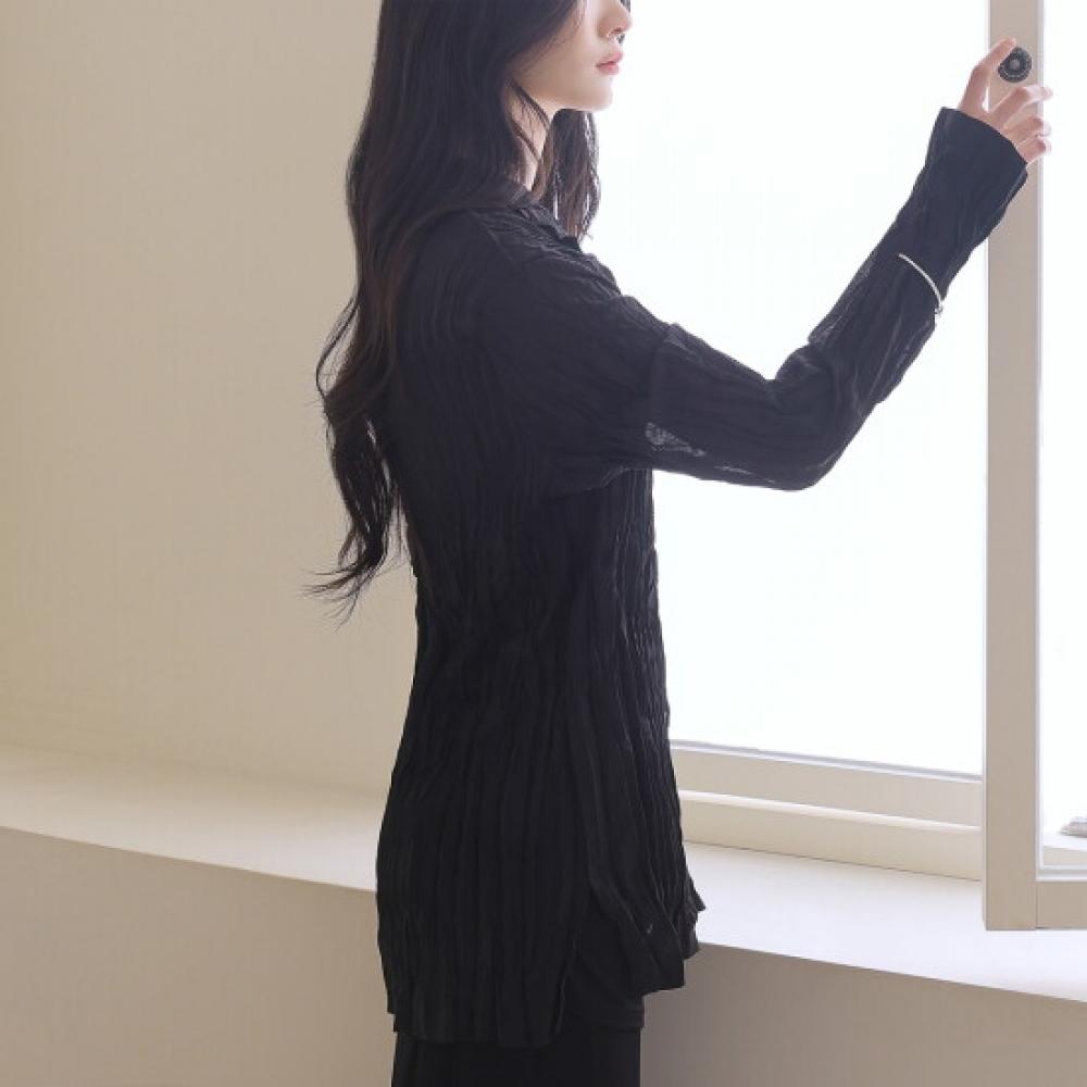 Plara Pleated Minimalist Jacket Up To 88