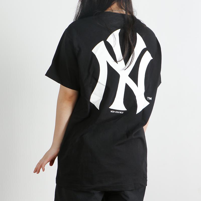 New Era MLB Series New York Yankees Classic NY Back Logo Crew Neck Short Sleeve T-Shirt Unisex T-Shirt Black 12711605