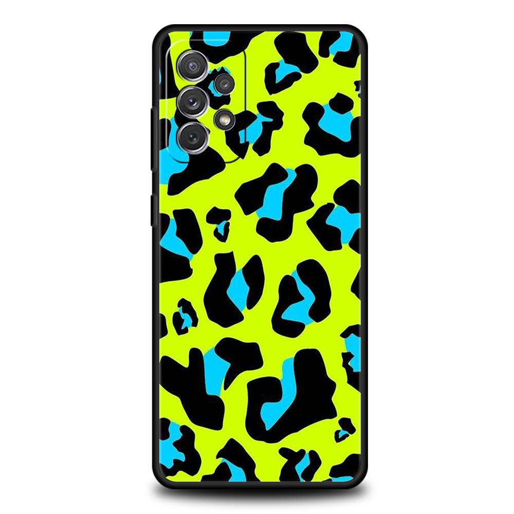 Leopard Print Pattern Phone Case for Samsung A51 A71 A21S A12 A11 A15 A25 A31 A41 A52 A32 A23 A33 A53 A73 A03S A05S A13 5G Cover
