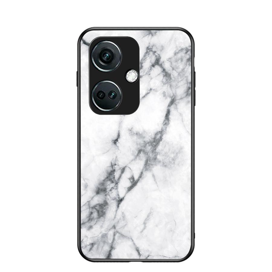 Marbling Tempered Glass Phone Case For Oneplus Nord CE 5 2 3 4 Lite Apple iPhone 16 15 17 8 Plus 12 14 13 Pro Max Google Pixel 6 9 6A 7A 8A 9A Cover