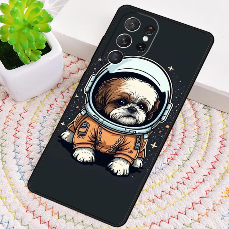 Cartoon Shih Tzu Dog Phone Case for Samsung Galaxy Note 10 Pro S26 Ultra S23 S24 FE S25 S21 S22 PLUS Shockproof Cove