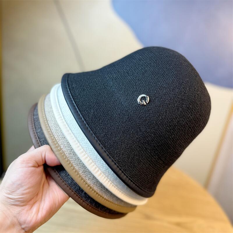 Hat Female Autumn and Winter Japanese Bucket Hat H Standard Fashion Basin Hat Bucket Hat