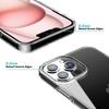360° Full Body Cover Phone Case For iPhone 16 15 14 13 12 11 Pro Max Mini Plus Clear Hybrid Hard Cover Silicone Soft Shell Slim