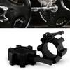 2PCS 50mm Barbell Collar Lock Aluminum Alloy Quick Release Locks Collar Clips for Fitness Training Bodybuilding Black