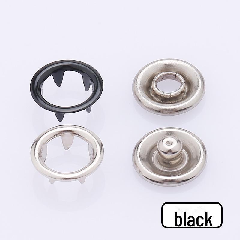 9.5MM Stainless Steel Colorful Baby Clothes Snap Button